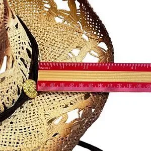 Moksman Straw Cowboy Western Braided Hat Shapable Brim Size M Excellent! MOKSMAN | Accessories | Moksman Straw Cowboy Western Braided  main image 3